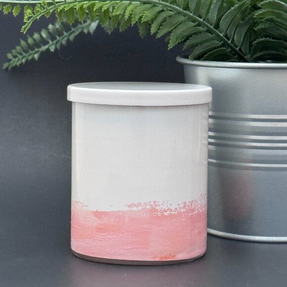 BBW Amber Blush White Barn Bath & Body Works Single Wick Candle - Picture 2 of 10